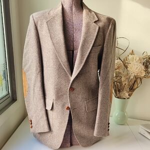 Nordstrom Tan Wool Sport Coat with Notched Lapel